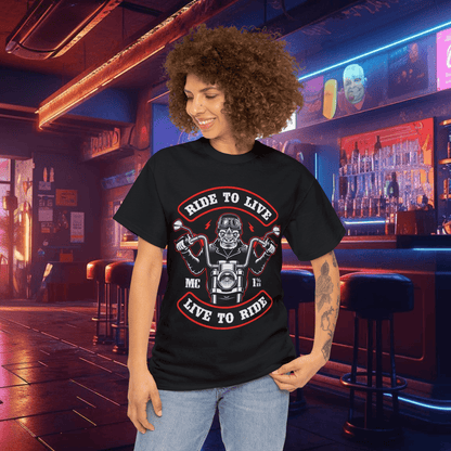 Motorcycle Club T-Shirt, Biker Gang Tee, Motorbike Rider Shirt