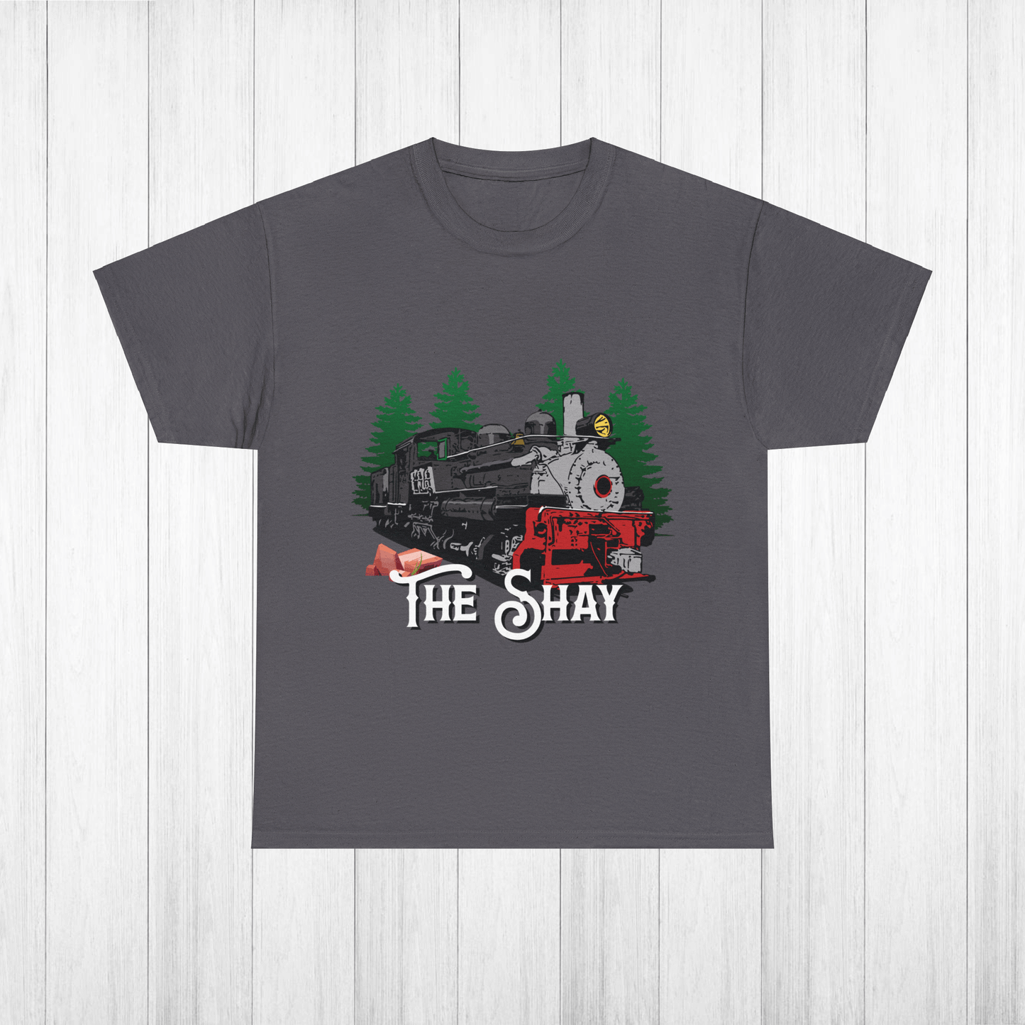 Shay Steam Locomotive Unisex Cotton T-Shirt